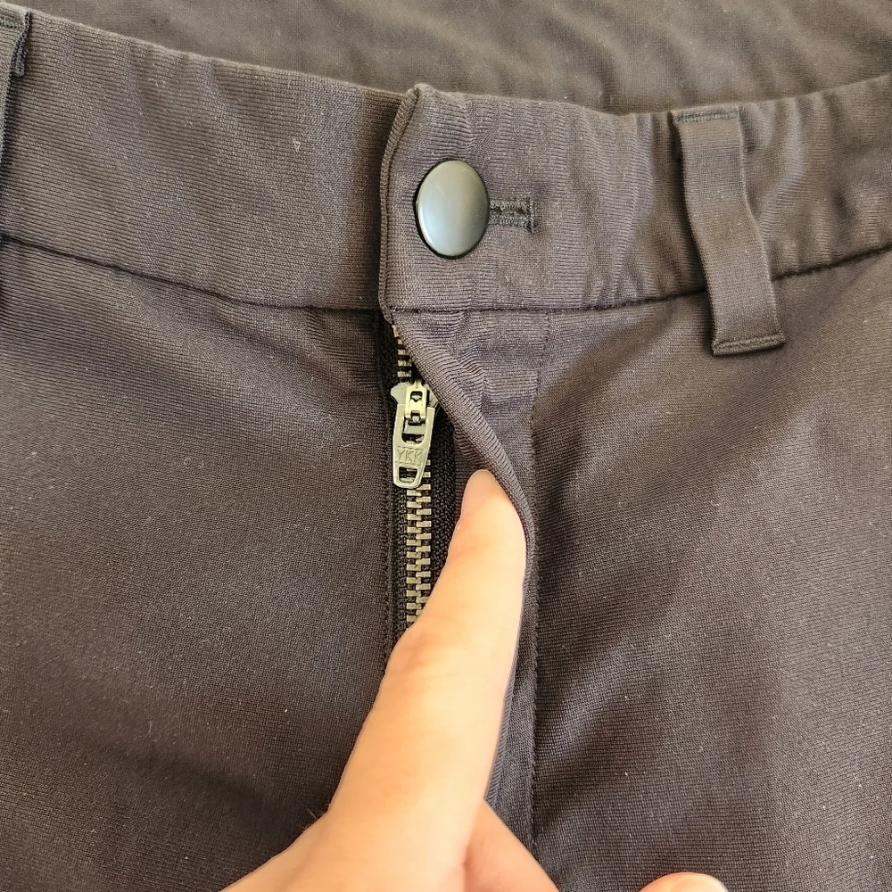 Lululemon Commission Pant Slim Warpstreme Obsidian Size 33